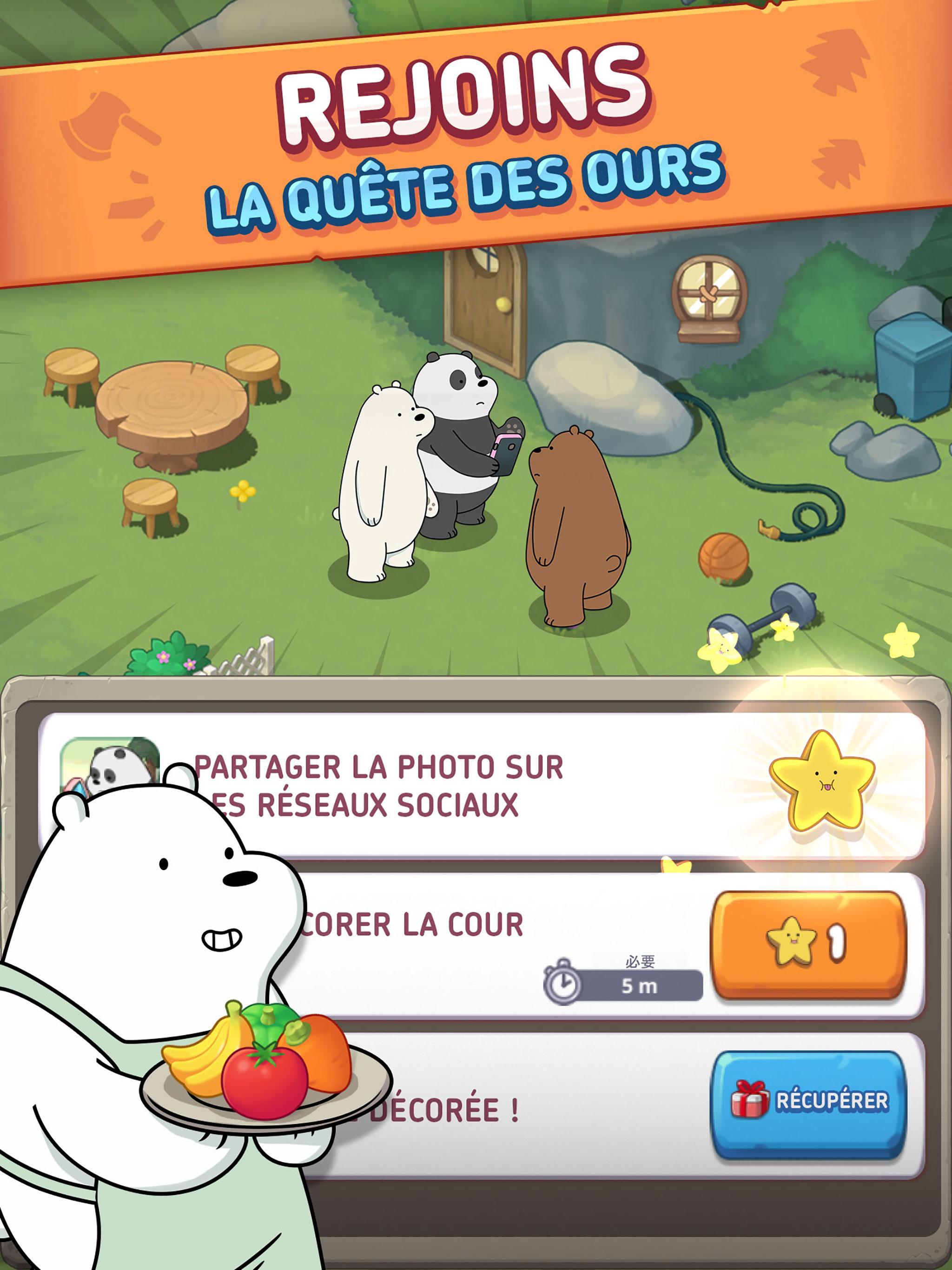 Captura de Tela do Jogo We Bare Bears Match3 Repairs