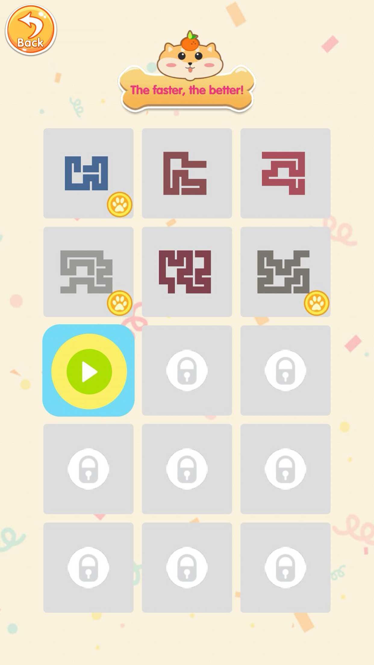 Puppies & Kittens - Line Puzzle Gameのキャプチャ