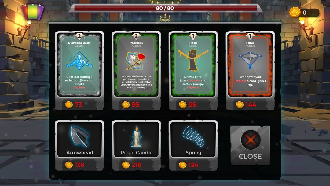던전 테일즈: RPG 카드 게임 & 로그라이크 전투 게임 스크린 샷