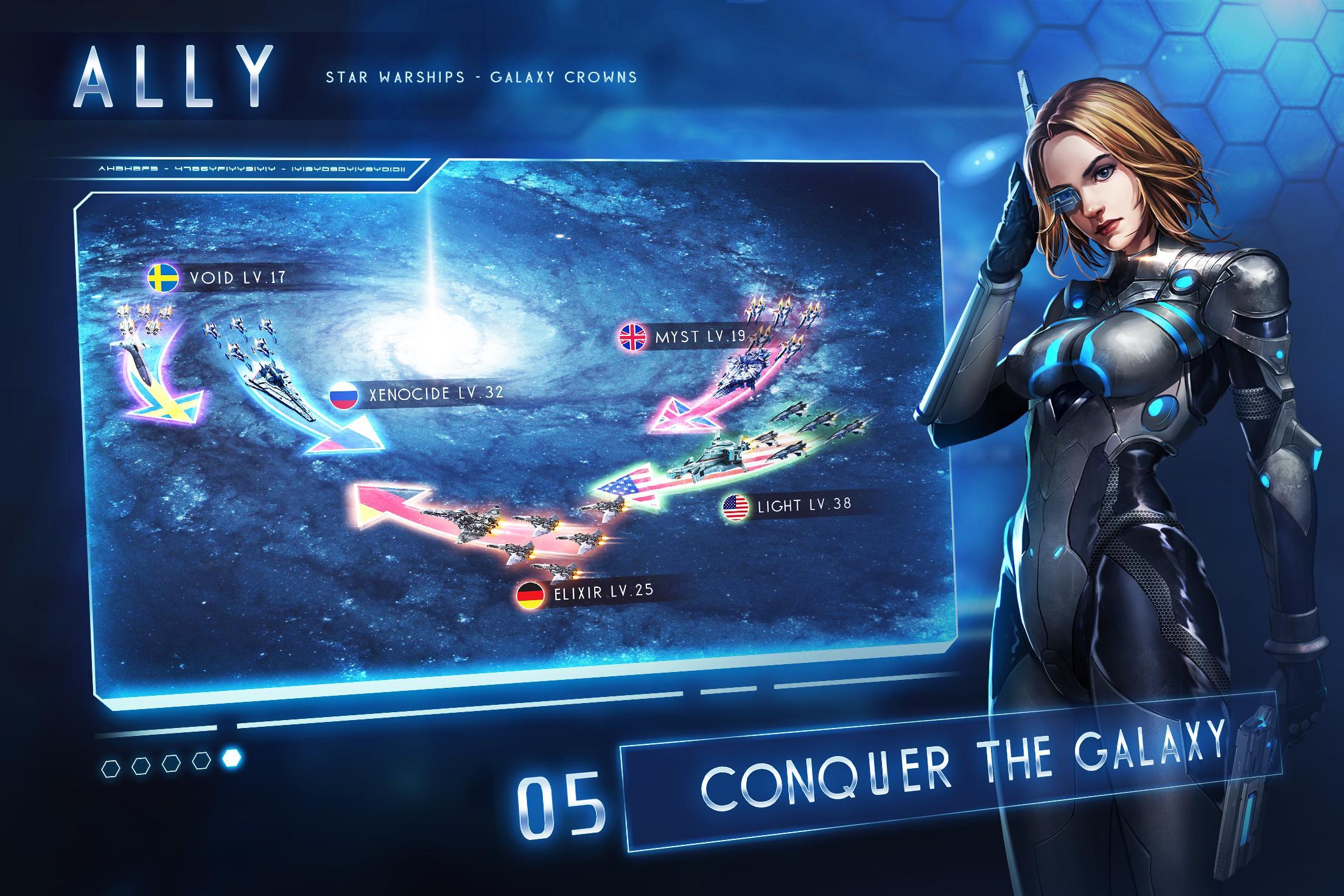 Cuplikan Layar Game Star Fleet-Galaxy Warship