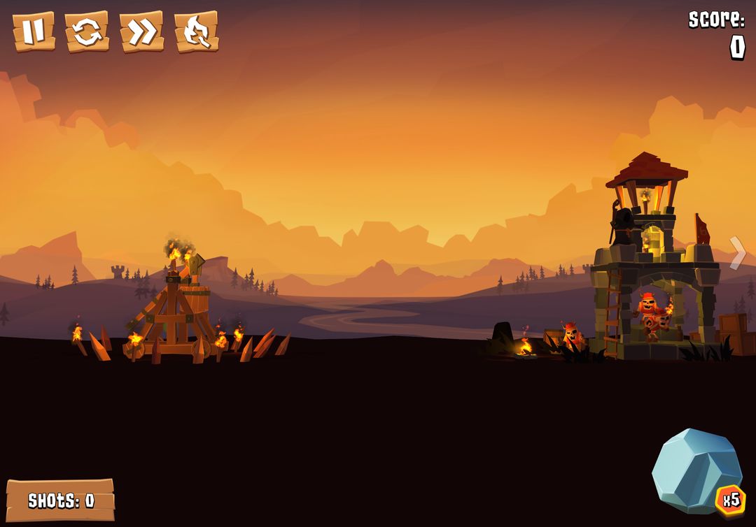 Screenshot of Crush the Castle: Siege Master