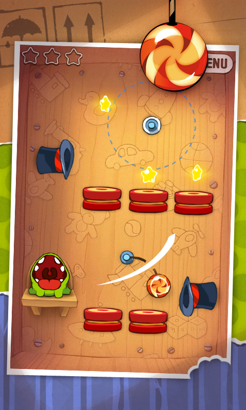 Cut the Rope GOLD ゲームのスクリーンショット