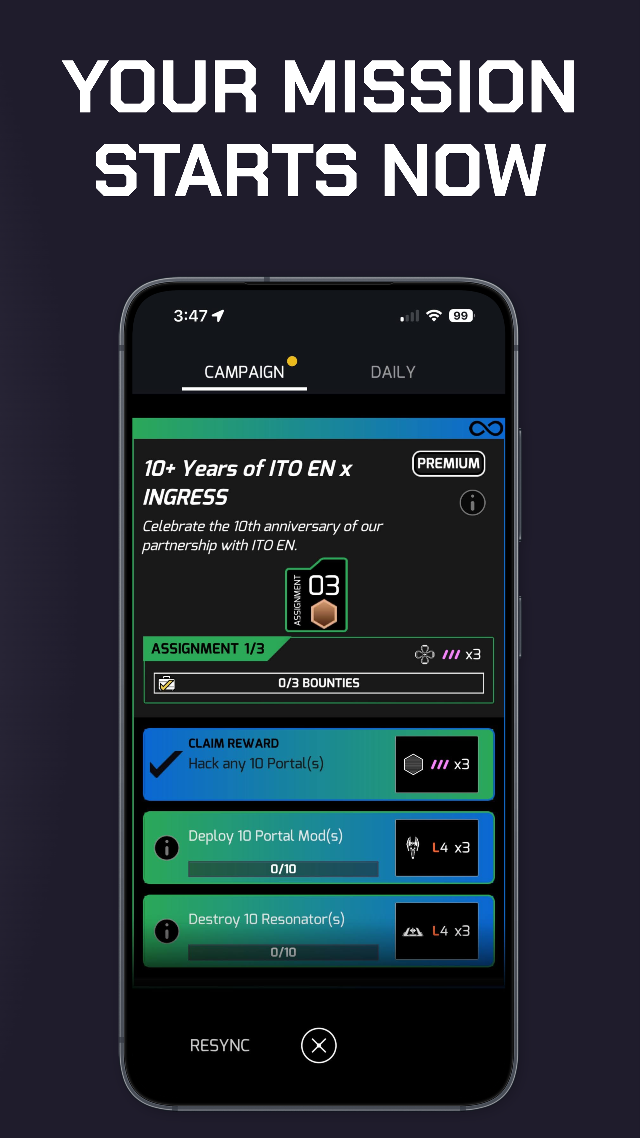 Ingress Game Screenshot