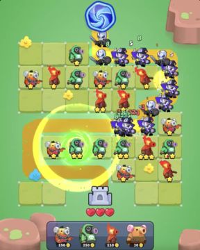 Merge Maze Tower Defense Game Screenshot