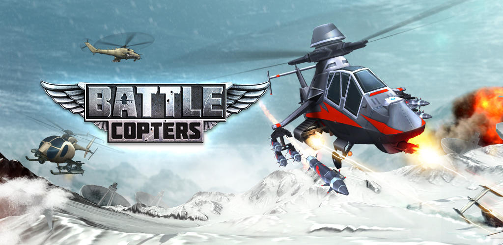 Banner of Battle Copters 3D Máy bay trực thăng Trận chiến toàn cầu 
