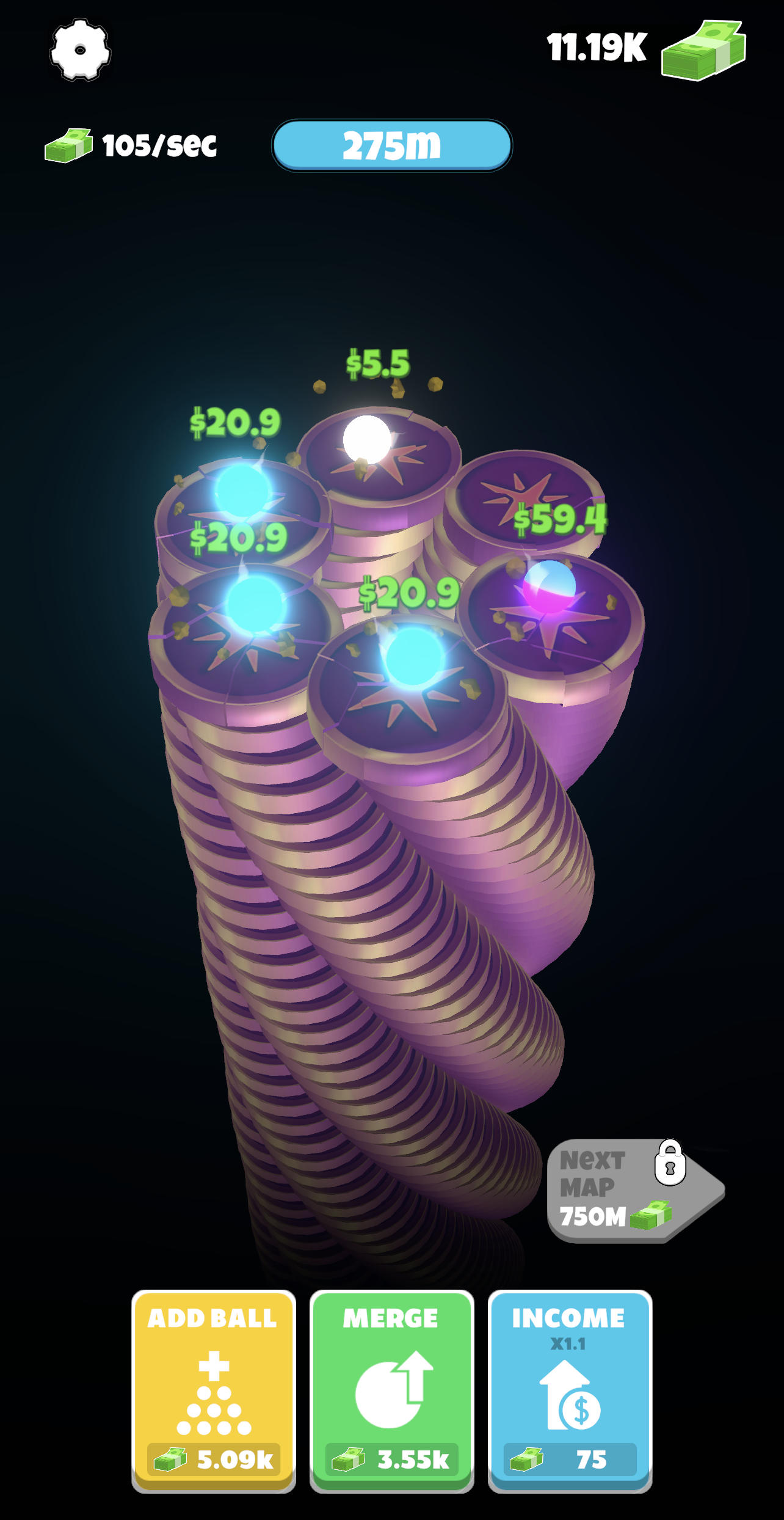 Coin Jump ASMR Game Screenshot