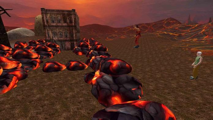 Rooftops Together Parkour Game Game Screenshot