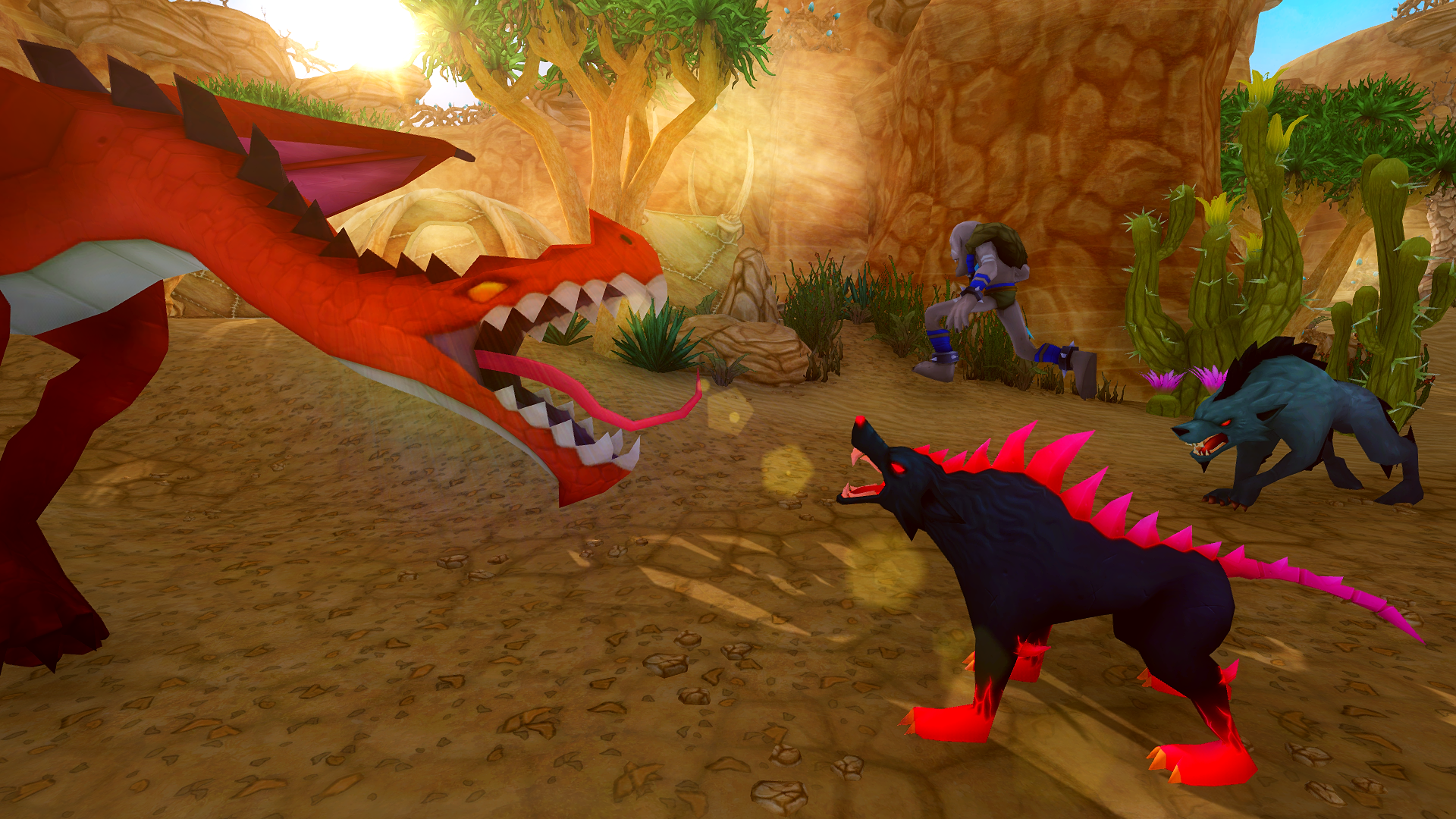 Demon Wolf Simulator Game Screenshot