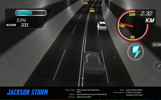 Screenshot of League: Car Lightning Queen 4