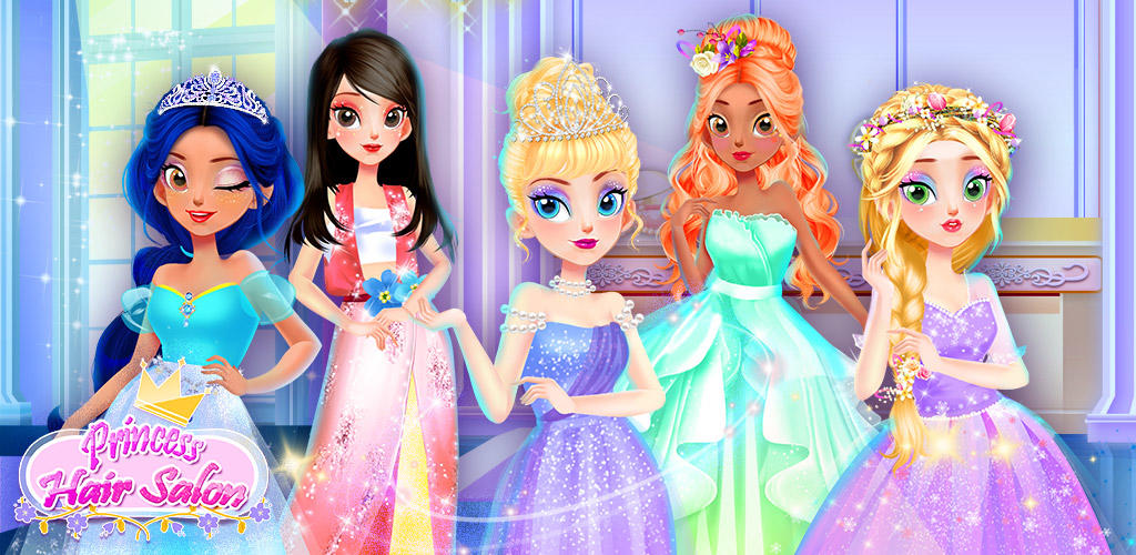 Banner of Princess Hair Salon - Girls Games 2.5