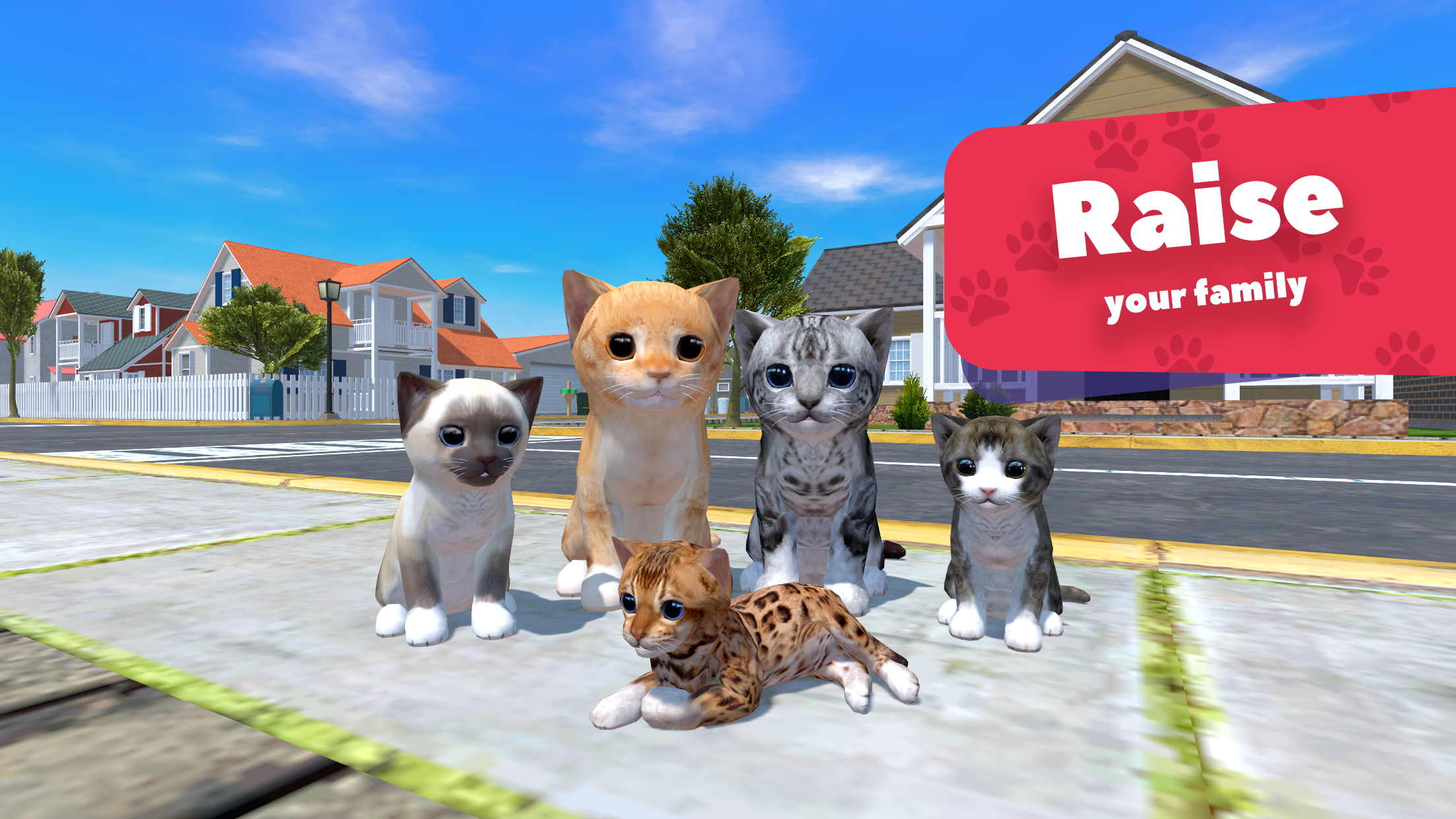 Screenshot 1 of 고양이 시뮬레이터 - 동물의 삶 1.0.4.3