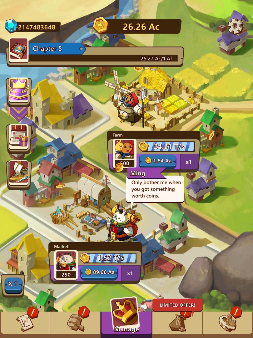 Screenshot of Kingdomtopia: The Idle King