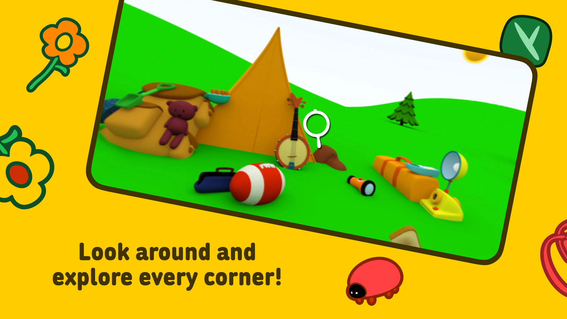 Pocoyo and the Hidden Objects. Game Screenshot
