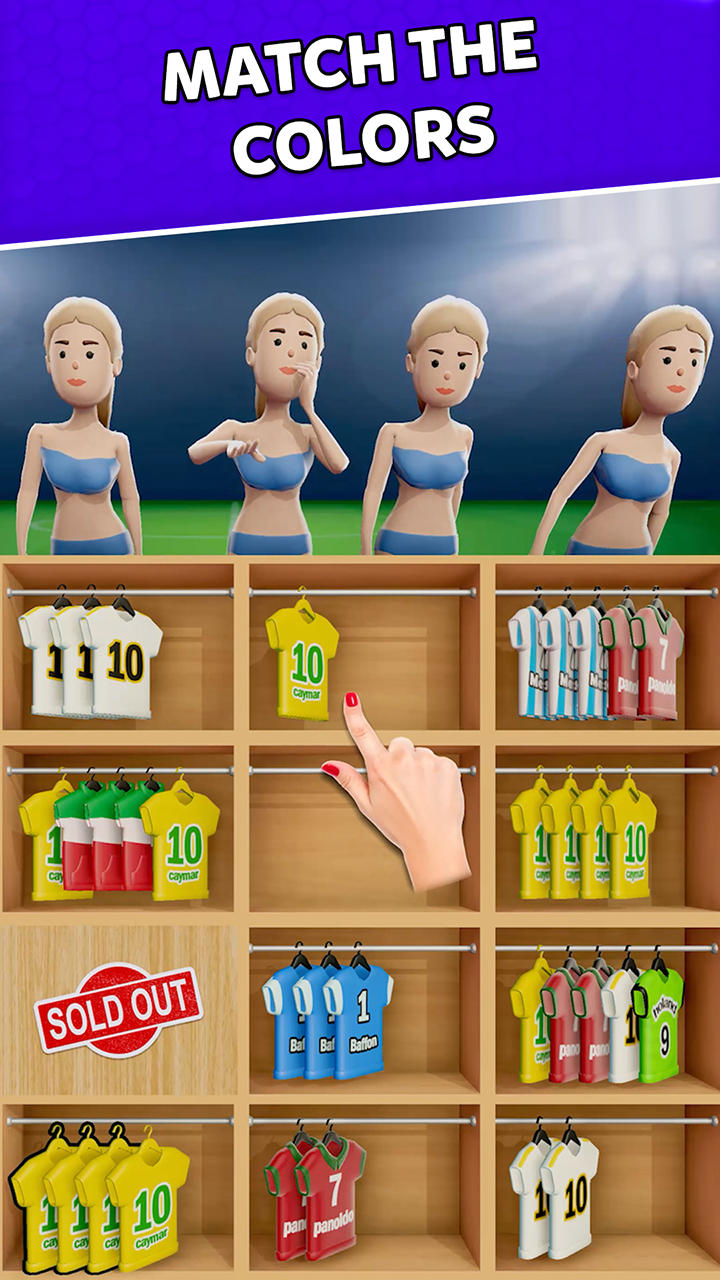 Cuplikan Layar Game Fashion Sort