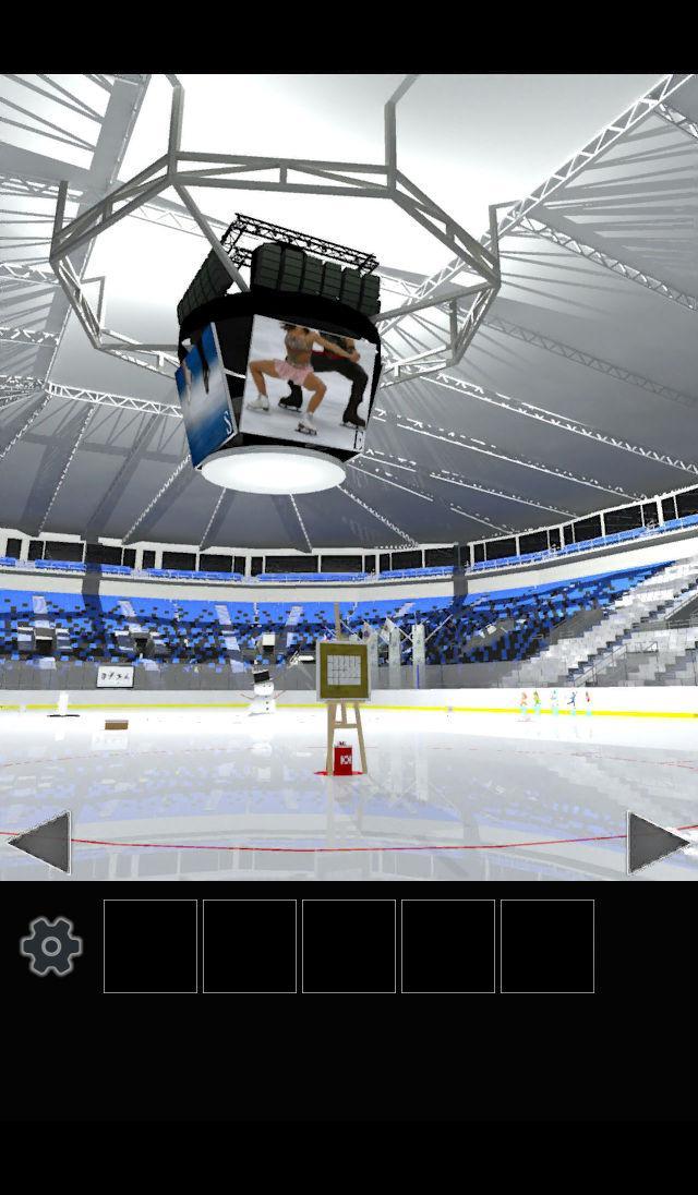 Escape from the skating hall. ภาพหน้าจอเกม