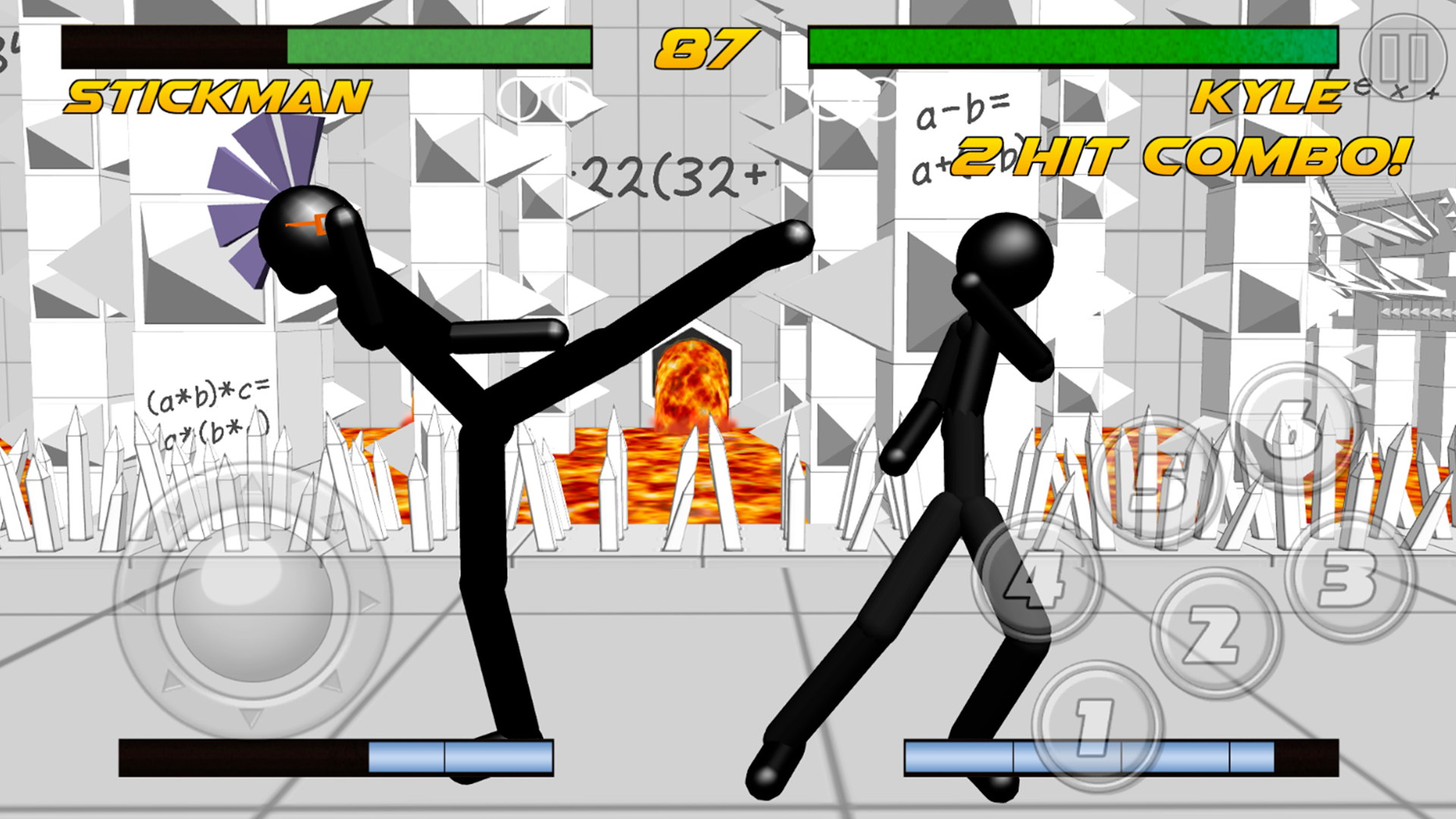 Stickman Fighting 3D 게임 스크린샷