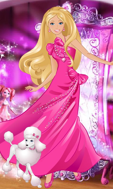Screenshot of Dress Up Barbie Fairytale