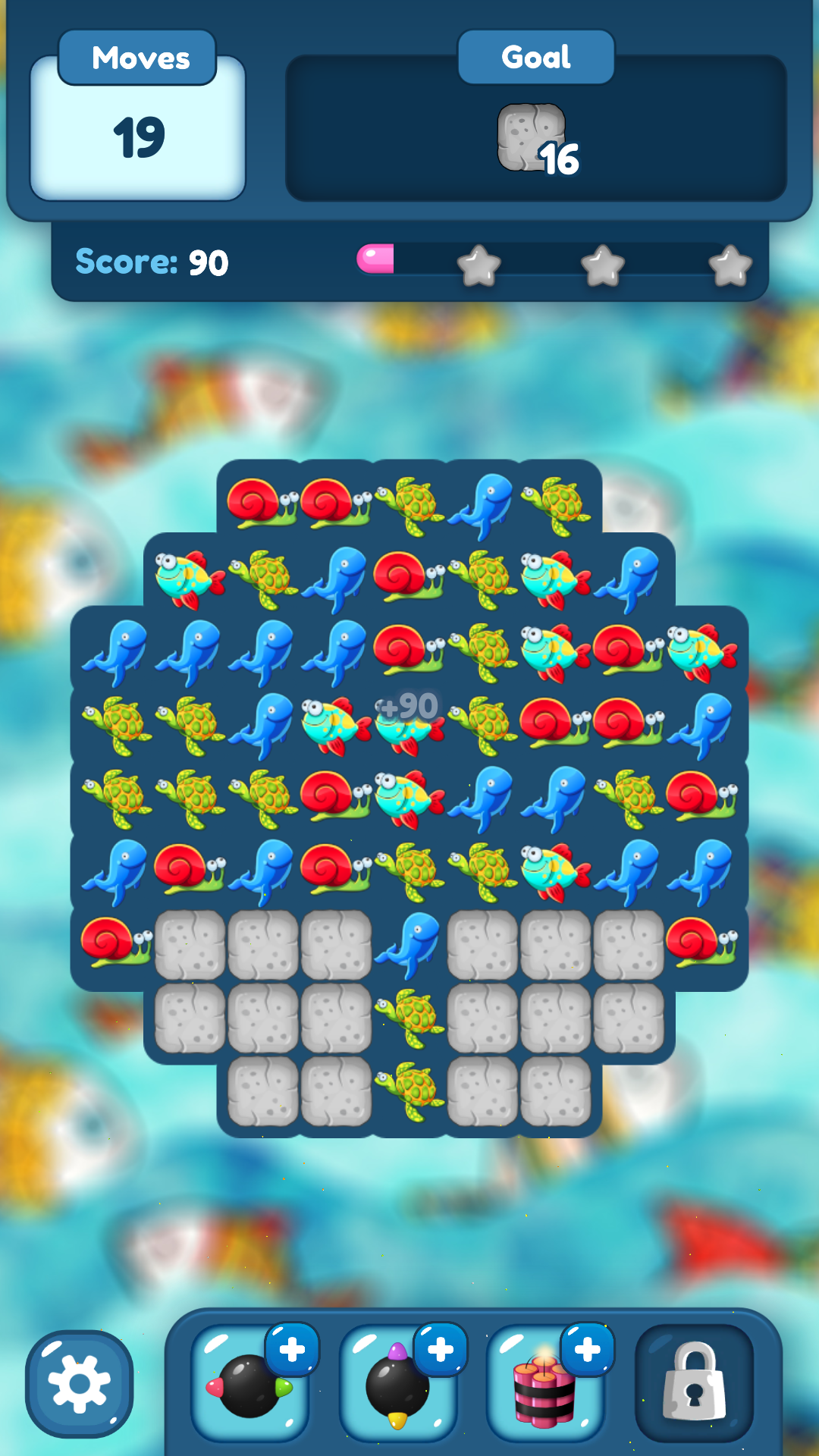 Fish Match Ocean Coral Game Screenshot