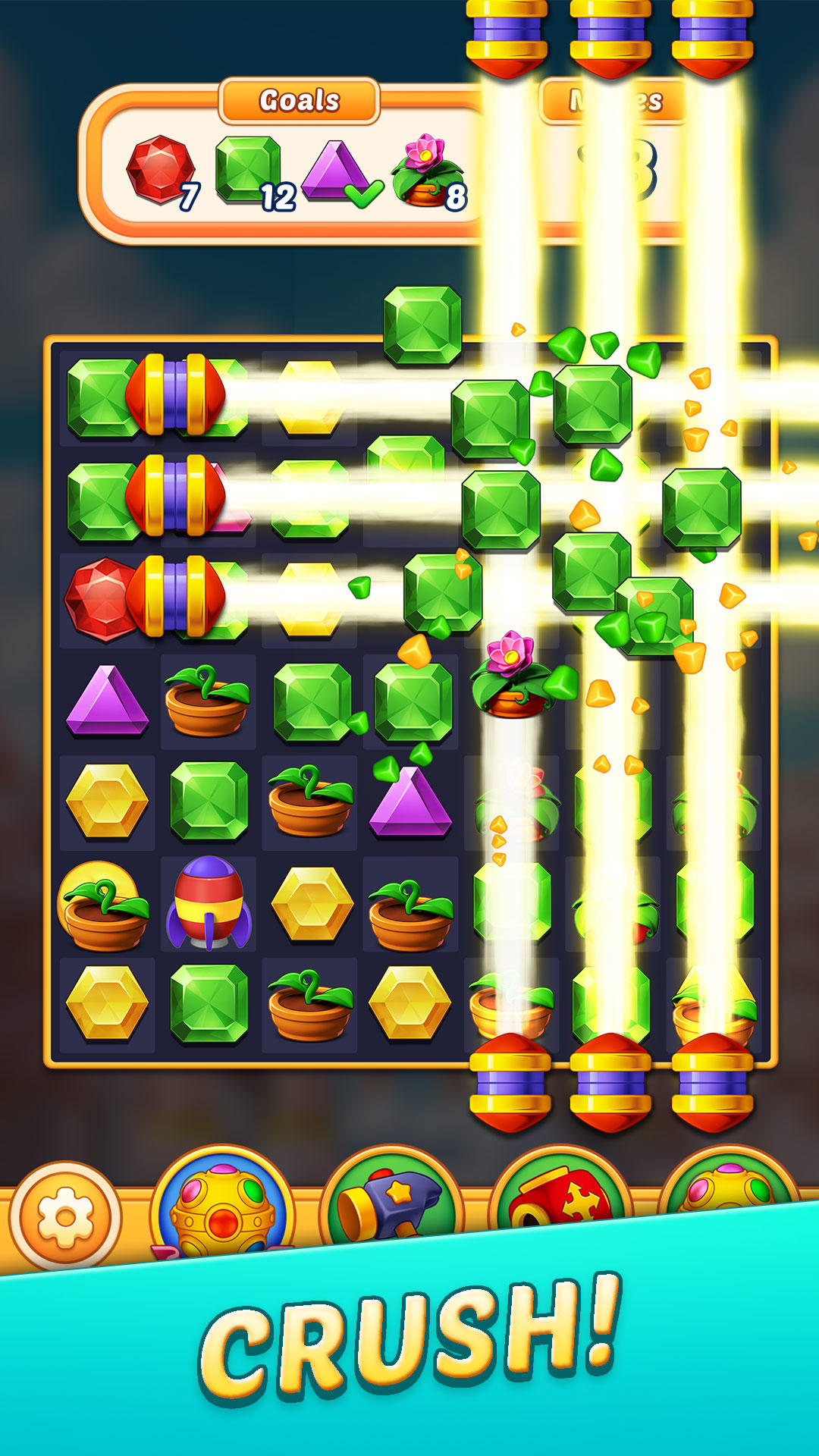Mystic Rome - Match 3 Games Game Screenshot