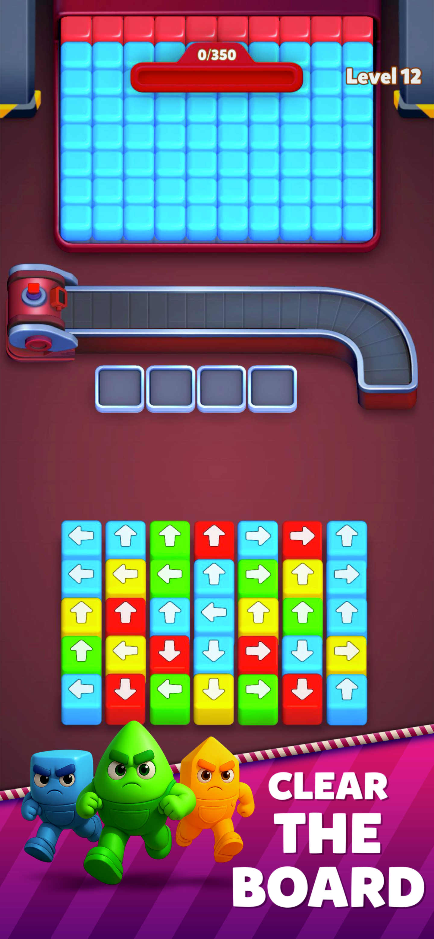 Angry Blocks Game Screenshot