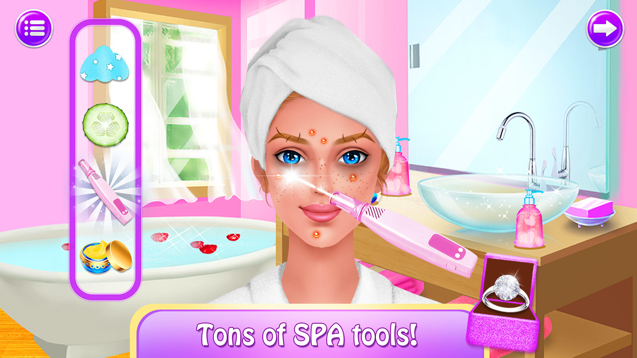 Cuplikan Layar Game Wedding Makeup: Salon Games