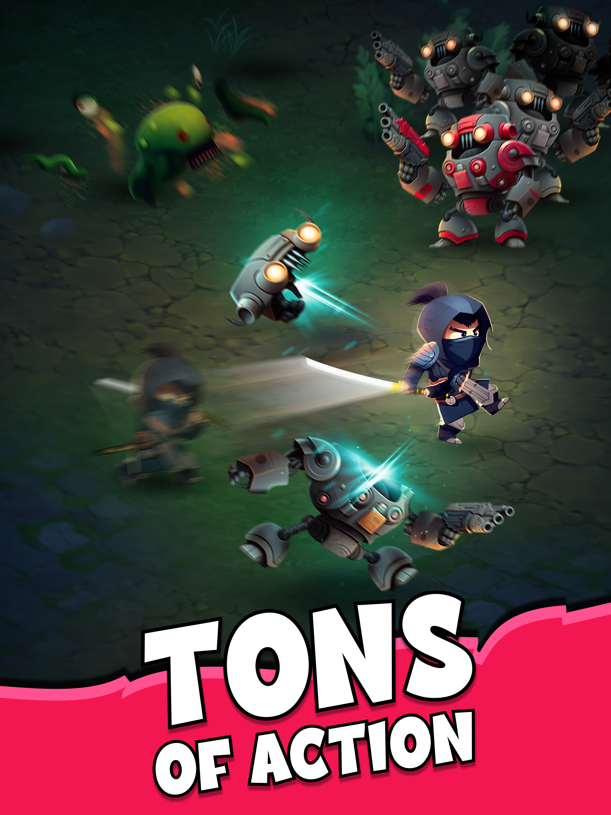 Screenshot of Ninja Alien: Survival Arena