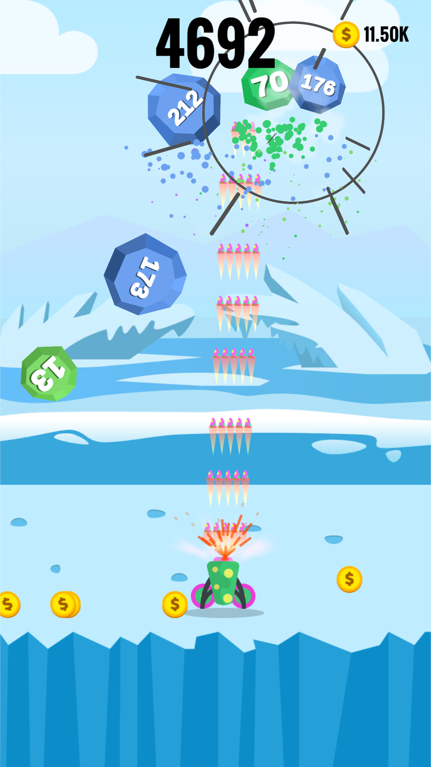 Cuplikan Layar Game Blast  Balls Legend