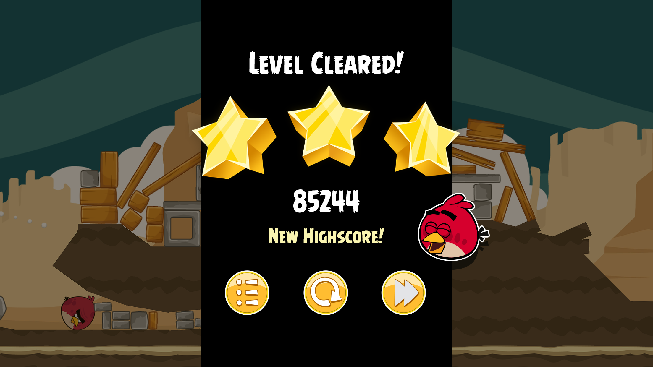 Screenshot of Angry Birds for Automotive
