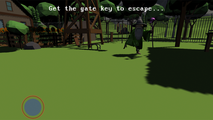 Crazy Green Wizard Village Game Screenshot