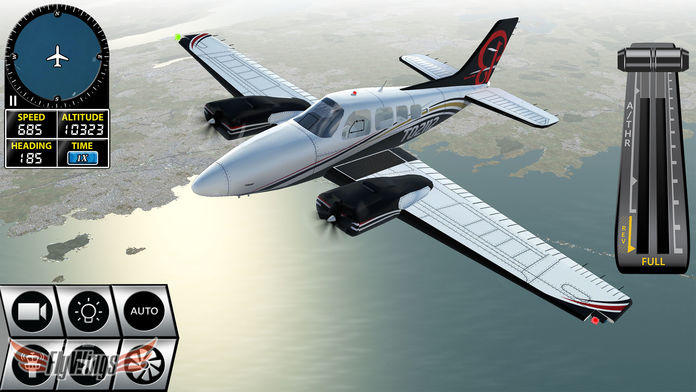 Screenshot 1 of Simulatore di volo FlyWings Online 2016 HD 