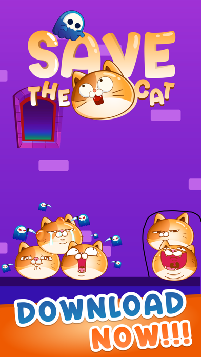 Captura de Tela do Jogo Save The Cat Puzzle