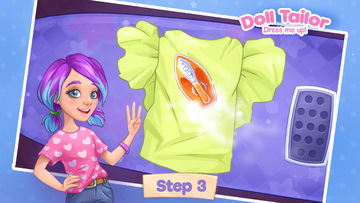 時尚女孩裝扮遊戲。縫紉衣服 遊戲截圖