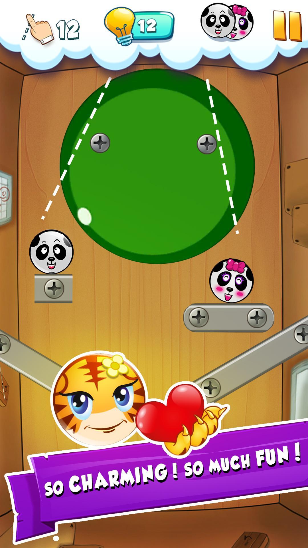 Cuplikan Layar Game Cut the Loveballs