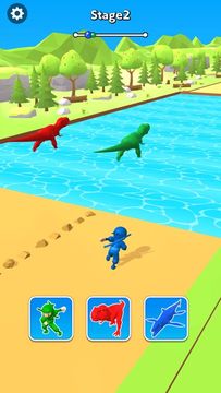 Dino Ninja Race Game Screenshot