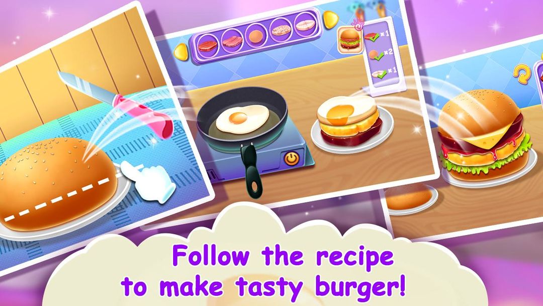 Burger Shop - Kids Cooking遊戲截圖