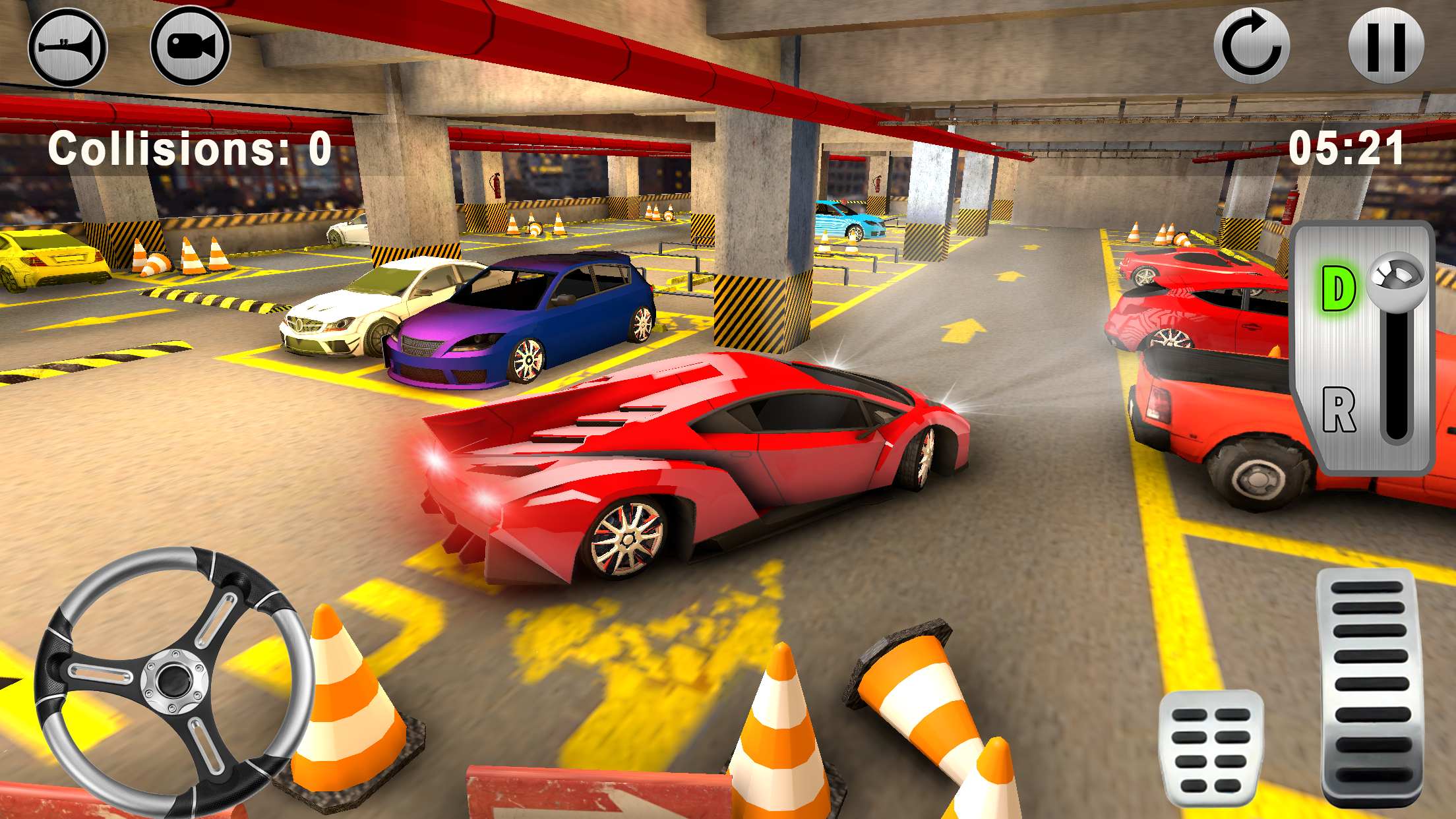 Screenshot 1 of कार पार्किंग - सिम्युलेटर गेम 1