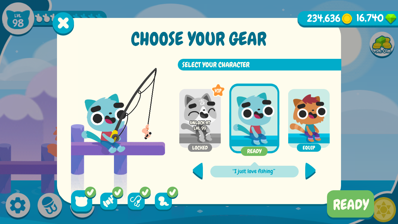 Cuplikan Layar Game CatFish