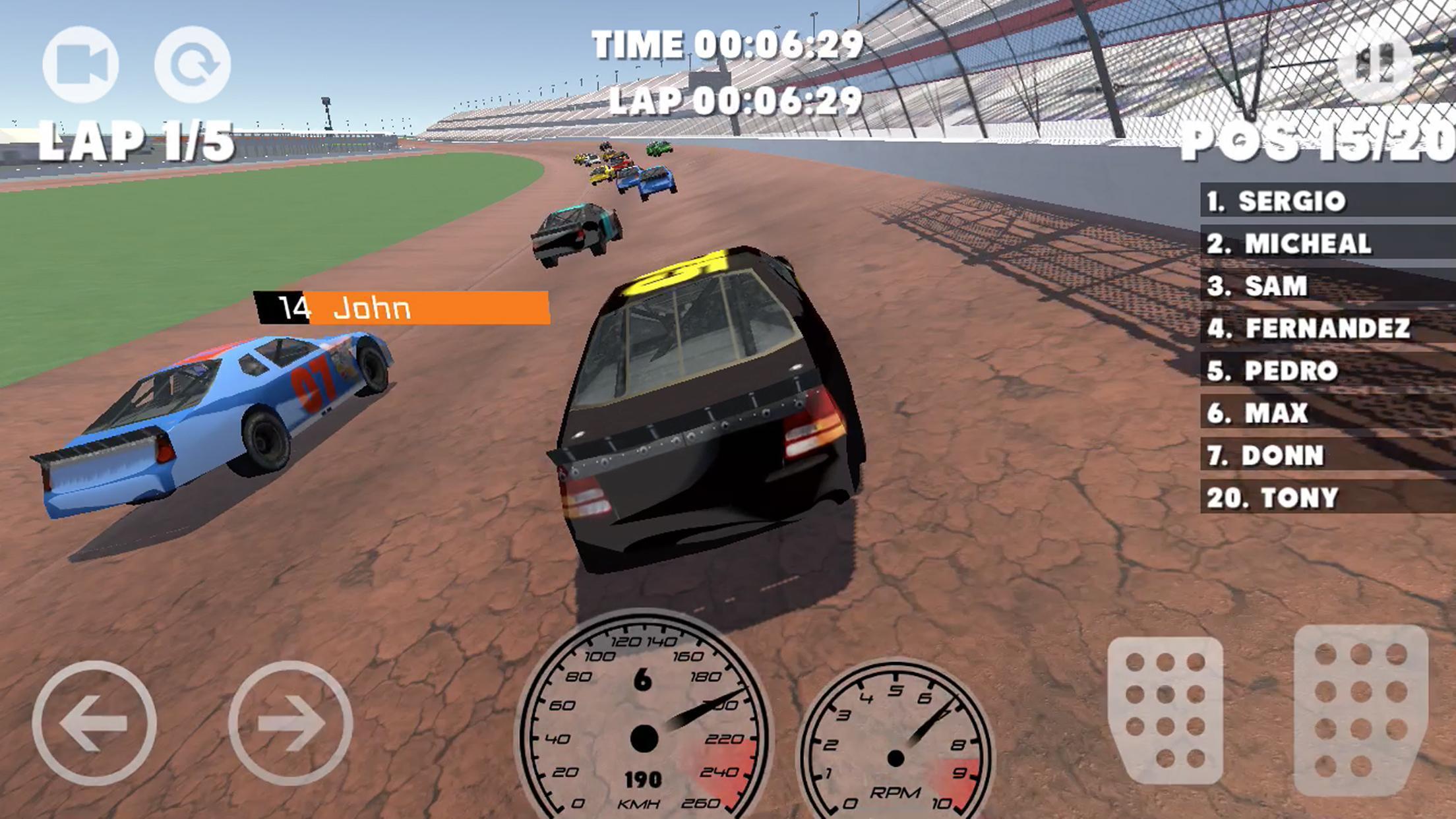 Screenshot 1 of Dirt Track American Racing 1.0