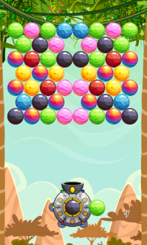 Cuplikan Layar Game Magic Forest Bubble Shooter