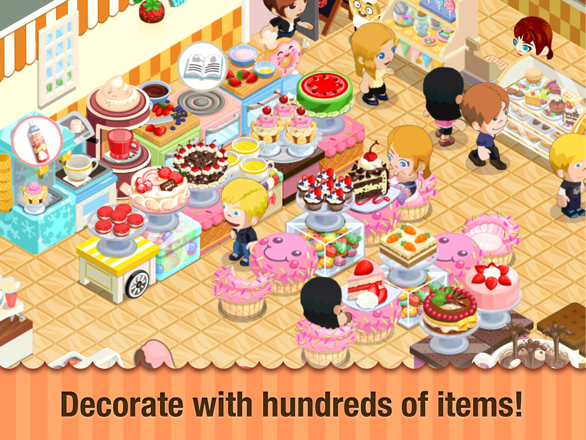 Bakery Story: Cats Cafe Game Screenshot