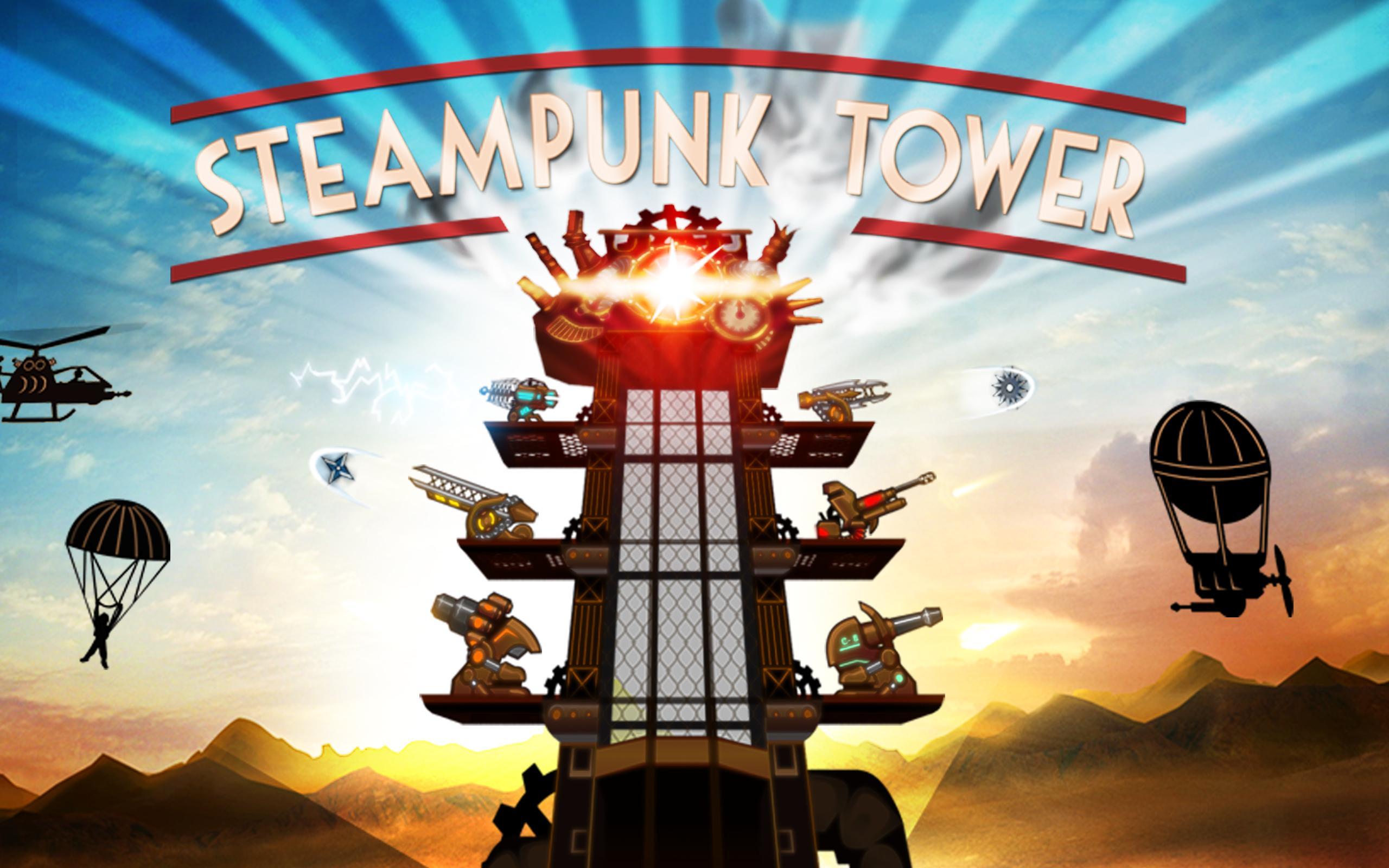 Steampunk Tower Game Screenshot