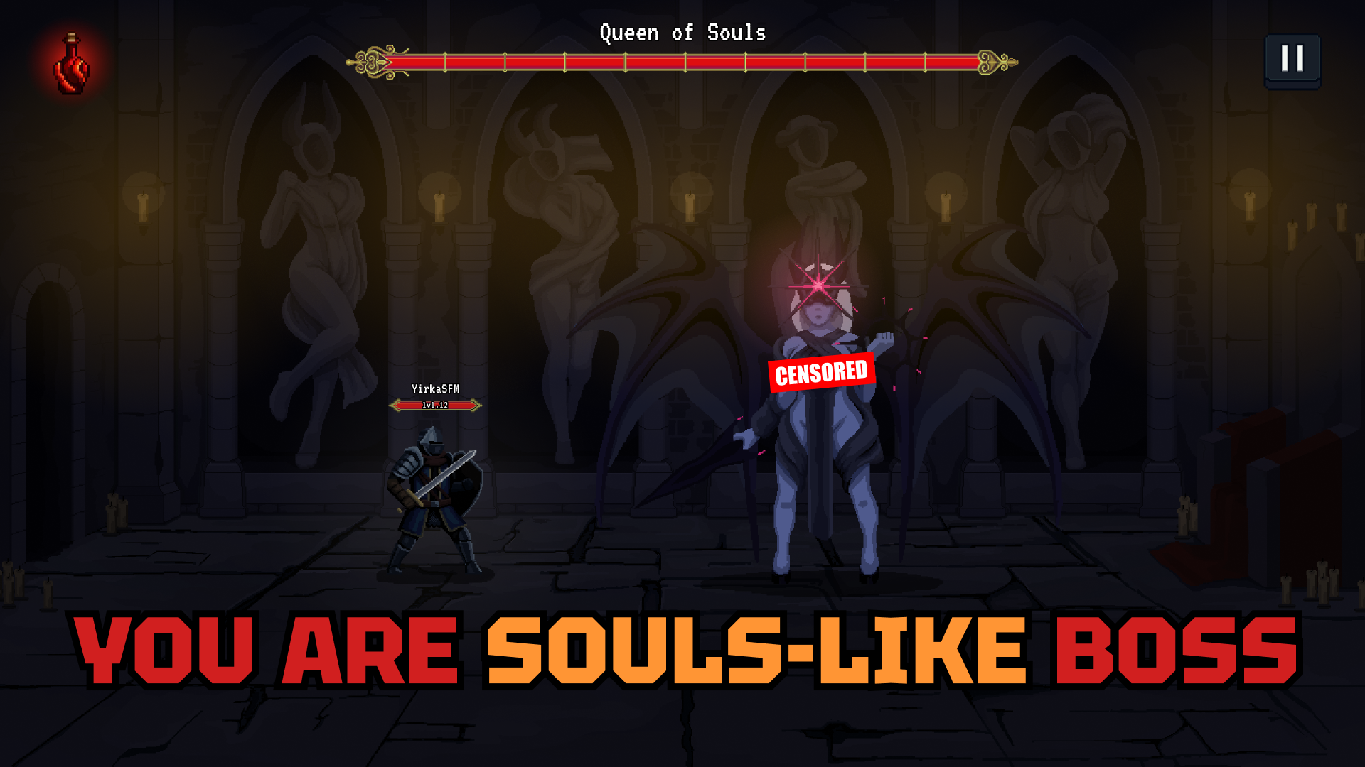 Queen Of Souls: Boss Of Dark Game Screenshot