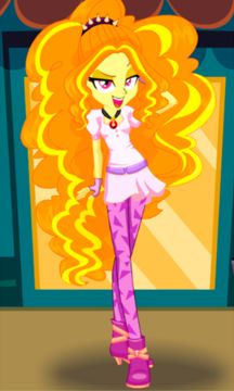 Dress Up Adagio Dazzle Game Screenshot