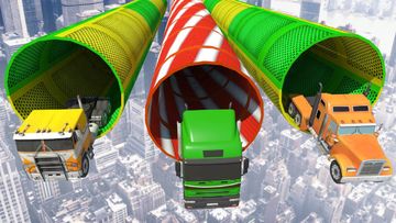 Mega Ramp Transform Racing: Transformer Games Game Screenshot
