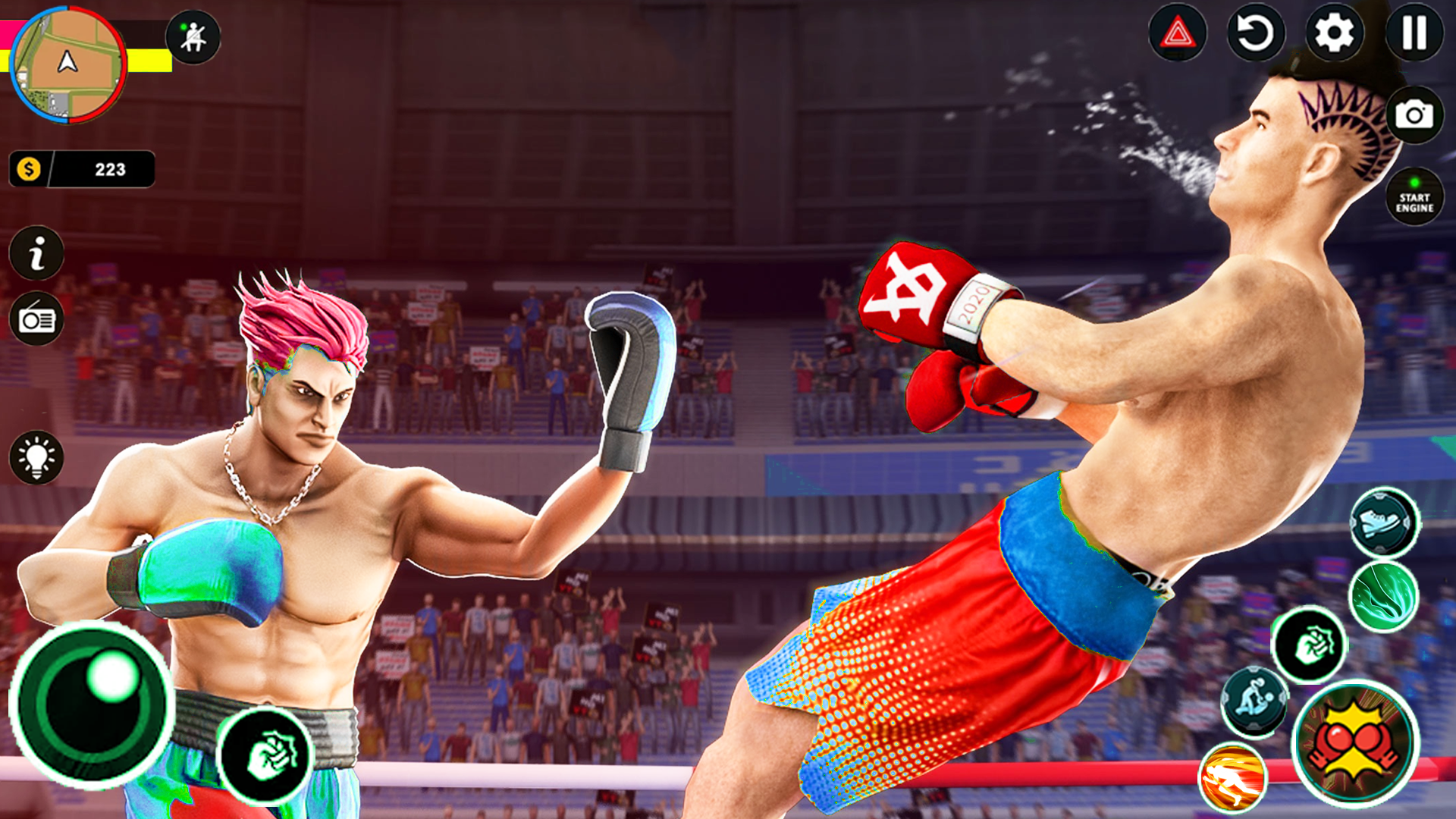 Night Boxing Fighting Game 3D Game Screenshot