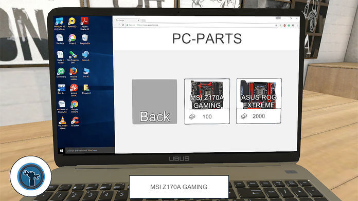 Screenshot of GAMER PC BUILD SIMULATOR