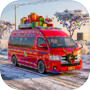 Icon of Christmas Van Game Simulator