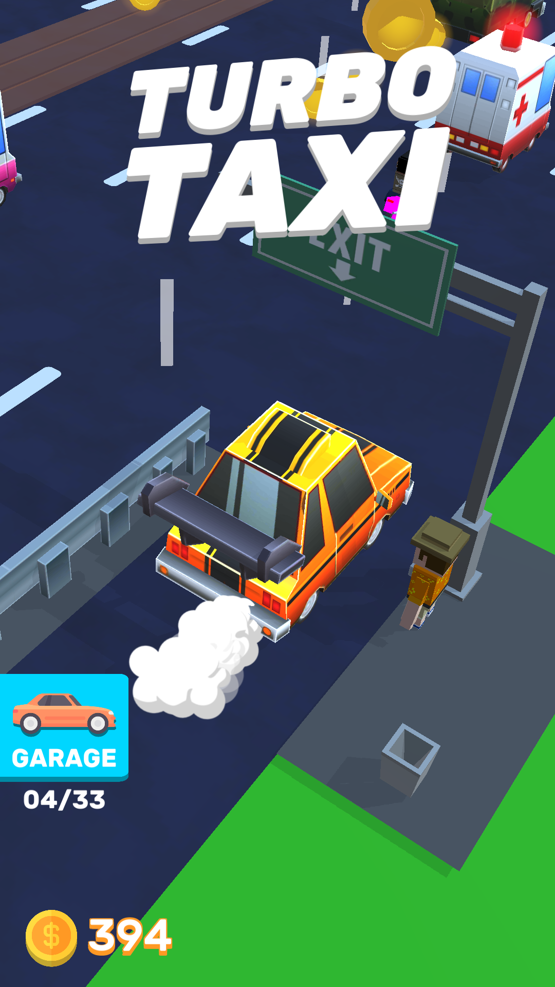 Turbo Taxi screenshot game