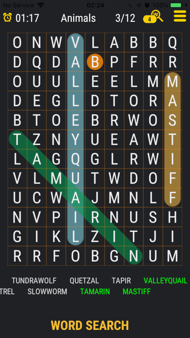 Word Search Puzzle - Word Find 게임 스크린샷
