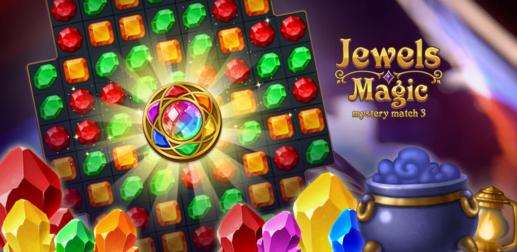 Banner of Jewels Magic: Mystery Match3 